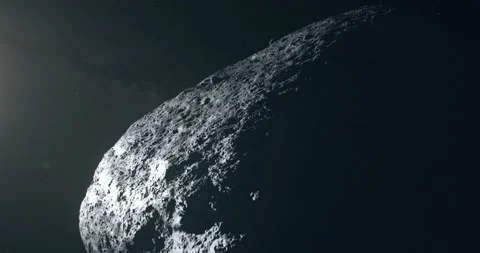 BENNU ASTEROID CLOSE UP Stock Footage 141521657
