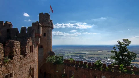 Bensheim - Schloss Auerbach (timelapse) Stock Footage 36375531