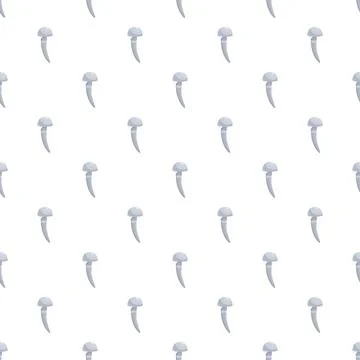 Bent cartoon nails creating seamless pattern background 스톡 일러스트