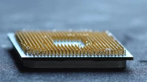 Bent CPU Pins Stock Footage 51017271