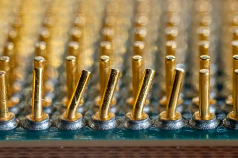 Bent CPU Pins Stock Photos