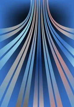 Bent lines Stock-Illustration