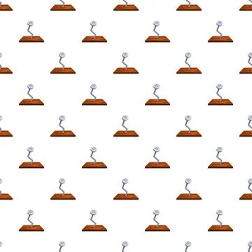 Bent nail hammer failure pattern background 스톡 일러스트
