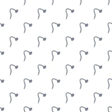Bent nail pattern representing broken hardware and construction issues Stockillustratie