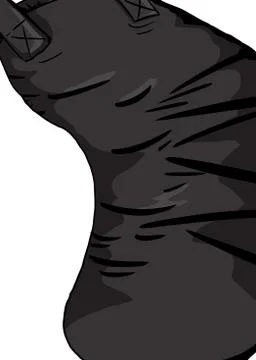 Bent In Punching Bag Stock Illustration