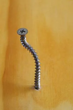 Bent Screw Stock Photos