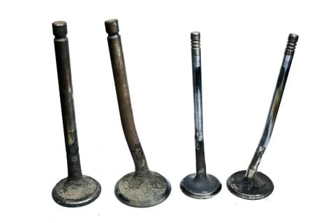 Bent valves Stock Photos