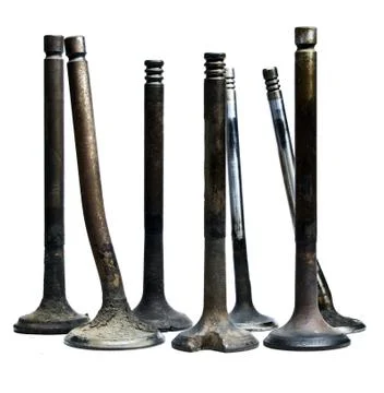 Bent valves Stock Photos