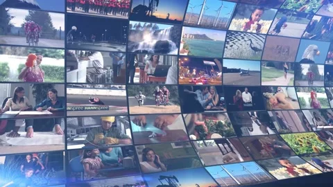 Bent Video Wall Intro Pack Stock After Effects