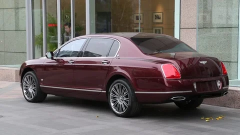 Bentley Showroom in Beijing Stock Footage 203176139