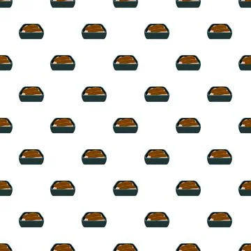 Bento box meal seamless pattern wrapping background 库存插图