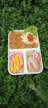 Bento Box Set Stock Photos