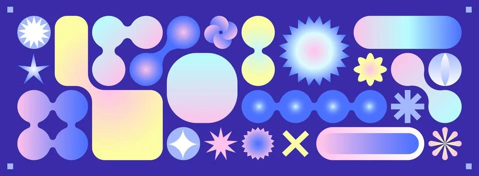 Bento grid layout, geometric boxes, abstract shape イラスト素材