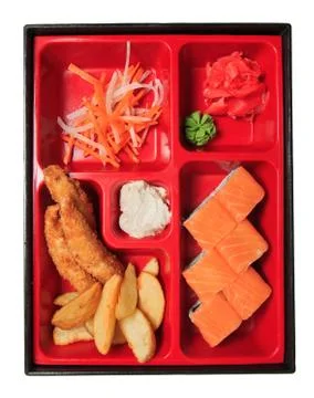 Bento lunch in the box. S Stock Photos