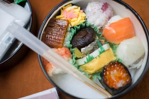 Bento meal set Stock Photos