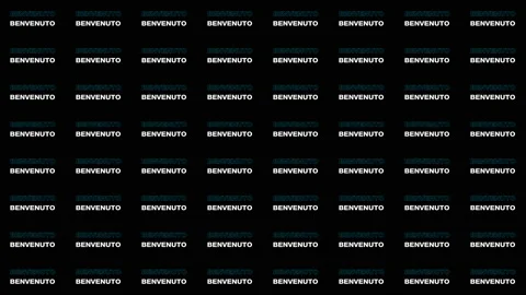 Benvenuto Text 01 Stock Footage 148216695