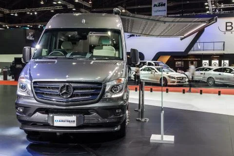 Benz Airstream Interstate Ext Stock Photos