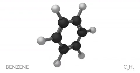 benzene structure 3d