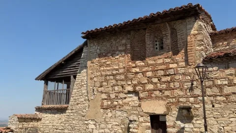 Berat Castle Albania - Static Daytime View Stock Footage 346343967