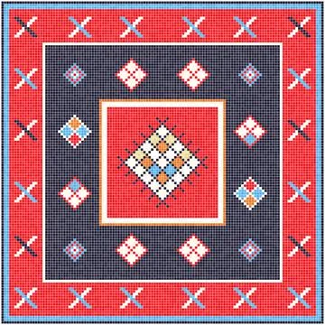 Berber pattern Stock Illustration