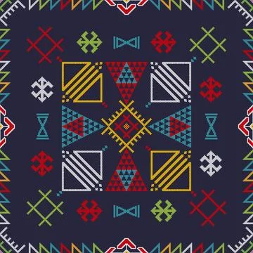 Berber pattern  Stock Illustration