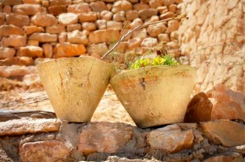Berber pots Stock Photos