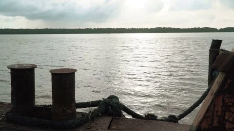 The Berbice River in Guyana Stock Footage 82246610