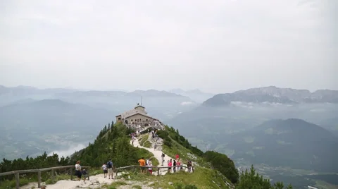 Berchtesgaden "Eagle's Nest" in Austria Stock Footage
