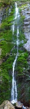 Berchtesgaden National Park Wimbach klamm Waterfall Gorge Canyon valley Germany Stock Photos