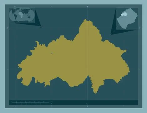 Berea, Lesotho. Solid color shape イラスト素材