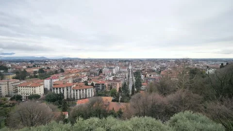 Bergamo aerial Stock Footage 268173127