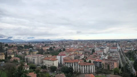 Bergamo aerial Stock Footage 268173843