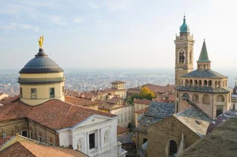 Bergamo Skyline Stock Photos