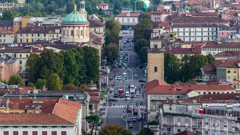 Bergamo time lapse Stock Footage 82754281