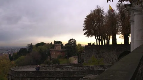 Bergamo viewpoint 스톡 동영상 234885239
