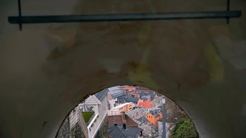 Bergen - cable car run take 2 스톡 동영상 104821238