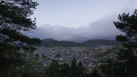 Bergen City Timelapse Video stock 85299756