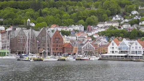 Bergen, Norway, Stock Footage 76792048