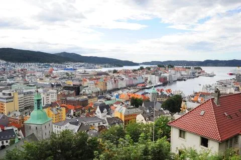 Bergen Foto stock