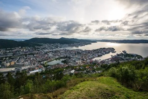 Bergen Foto stock