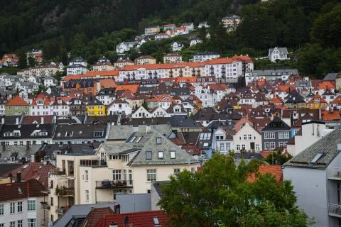 Bergen Foto stock