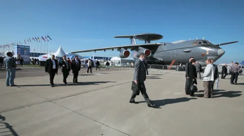 The Beriev A-50 Stock Footage 29667536