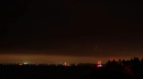 Berkeley fireworks Stock-Footage 51843208