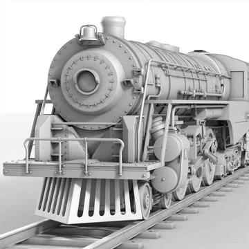 Berkshire Steam Engine 3D Model