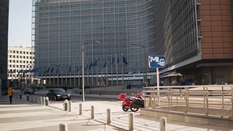 Berlaymont-Building Stock Footage 105100673