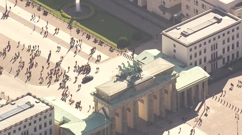 Berlin 2012, Brandenburg gate Stock Footage 44061430