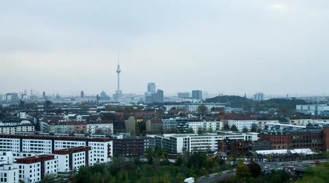 Berlin 4k timelapse Stock Footage 51232611