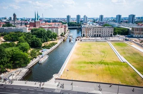 Berlin from above Stock Photos
