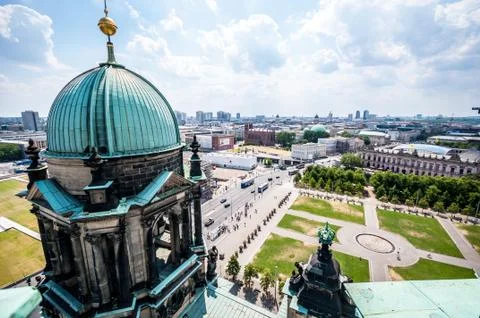 Berlin from above Stock Photos