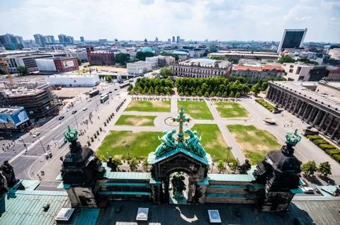 Berlin from above Stock Photos